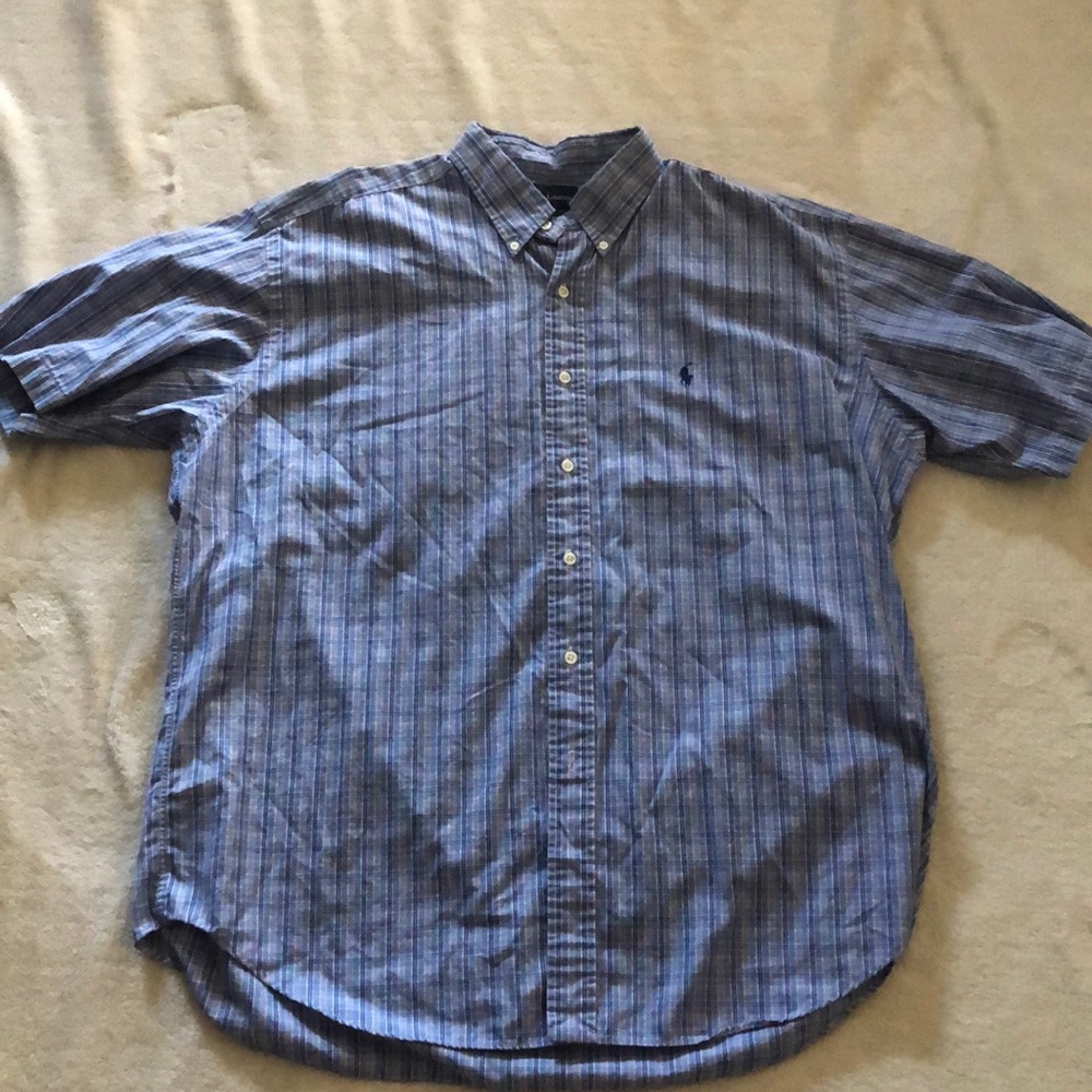 Ralph Lauren short sleeve shirt blue